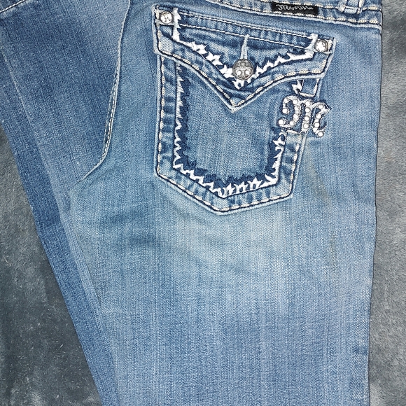 Stylish Blue Miss Me Women's Jeans - Picture 2 of 6